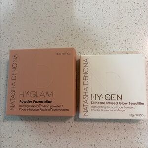 Natasha Denona Hy-Glow Powder Foundation & Skin Beautifier - P2 and Light